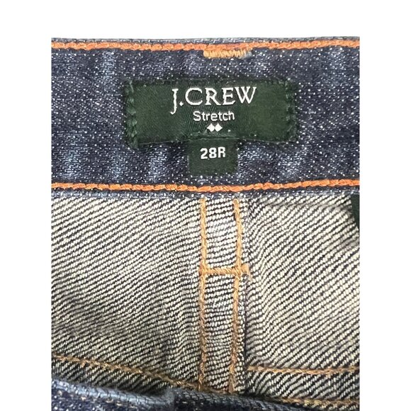 J.Crew Womens Stretch Bootcut Jeans 28R Dark Wash Denim Casual Southwestern - Picture 3 of 6